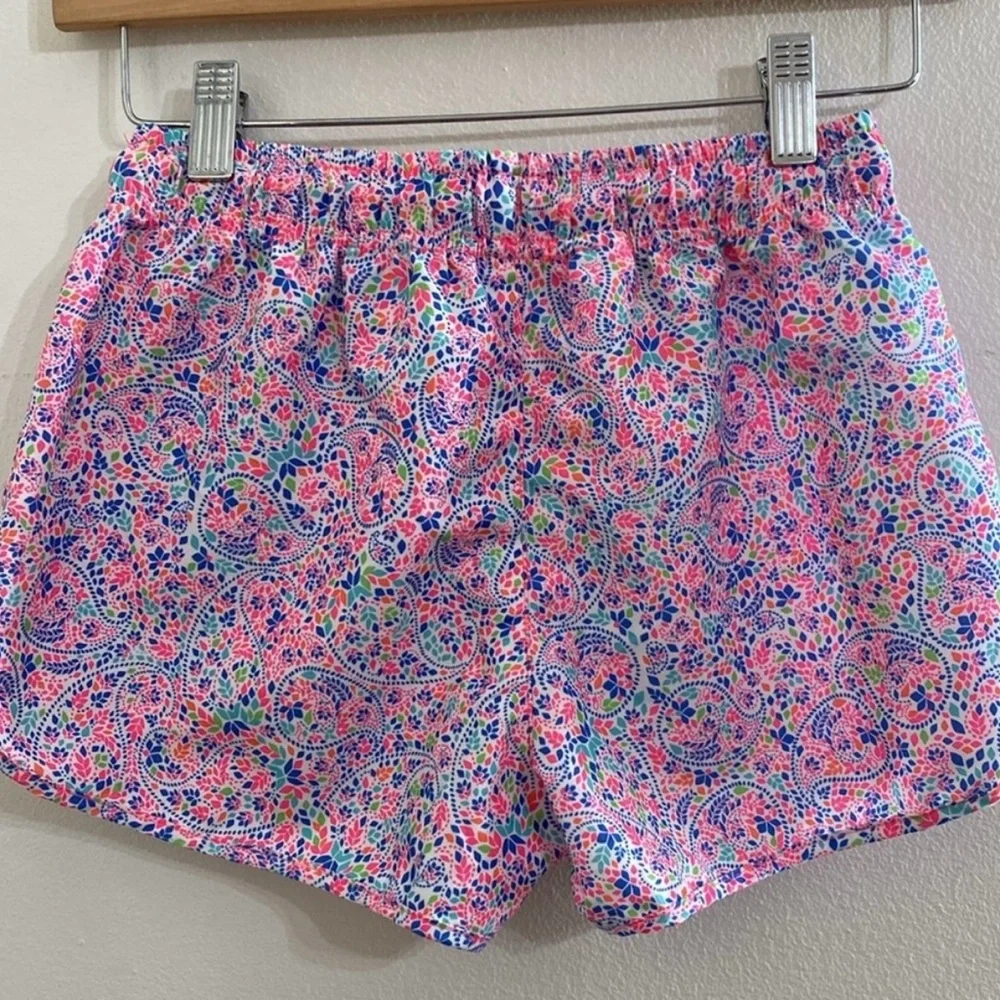 ZARA Paisly Printed Shorts Girls Large 11/12 Colorful Activewear Youth